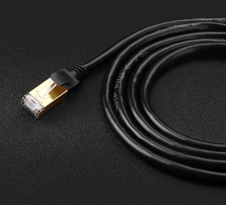 Kabllo rrjeti Ugreen Cat 7 STP, RJ45, 2m, e zezë - 13
