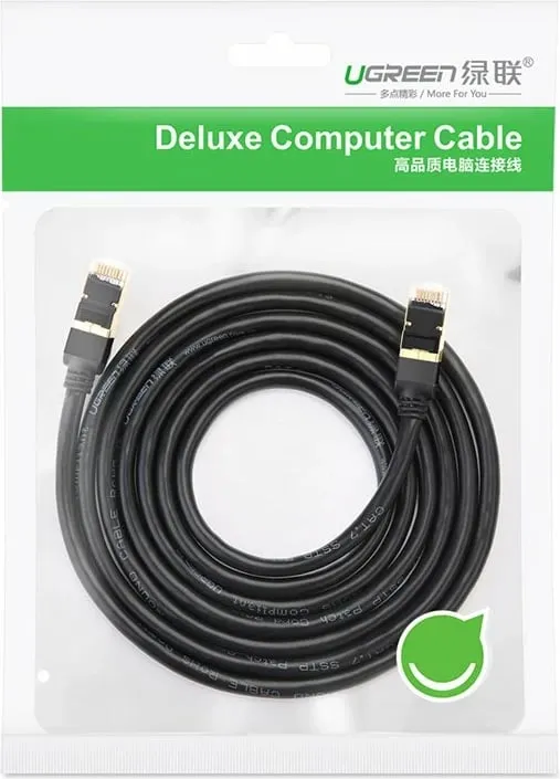 Kabllo rrjeti Ugreen Cat 7 STP, RJ45, 2m, e zezë - 15
