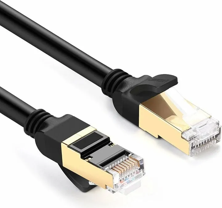Kabllo rrjeti Ugreen Cat 7 STP, RJ45, 2m, e zezë - 4