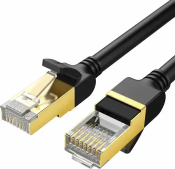 Kabllo rrjeti Ugreen Cat 7 STP, RJ45, 2m, e zezë