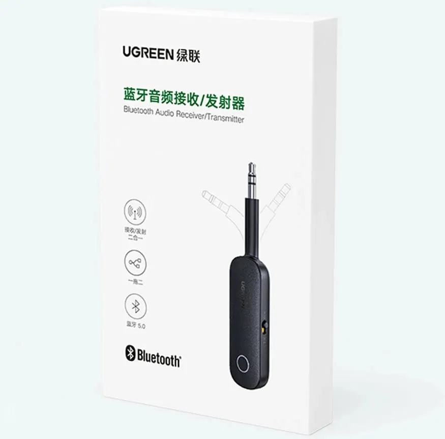Transmetues/pranues Bluetooth Ugreen CM403, mini jack 3.5mm, i zi - 4