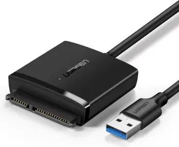 Adapter Ugreen USB 3.0 në SATA për HDD/SSD 2.5''/3.5'', i zi