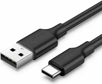 Kabllo Ugreen US287 60116 USB-A në USB-C, 1m, e zezë
