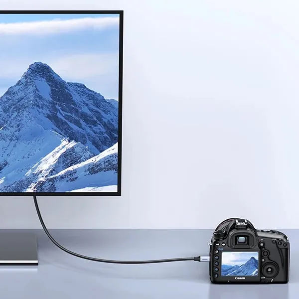 Kabllo Ugreen Micro HDMI në HDMI, 2m, 8K, e zezë - 4