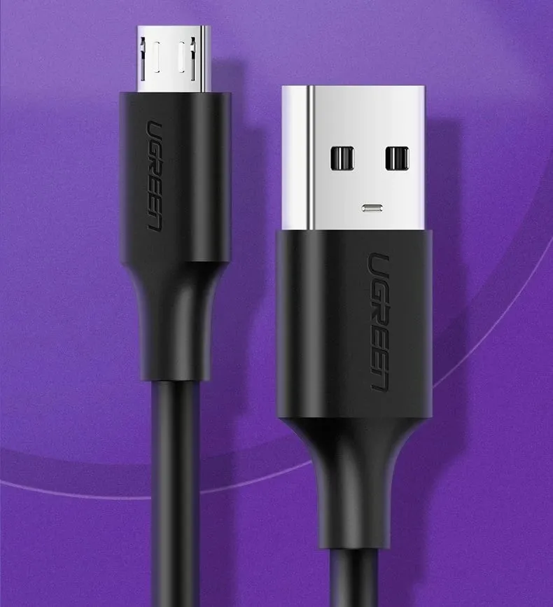 Kabllo USB UGREEN 60137, 1.5m, USB 2.0 në Micro-USB, e zezë - 13
