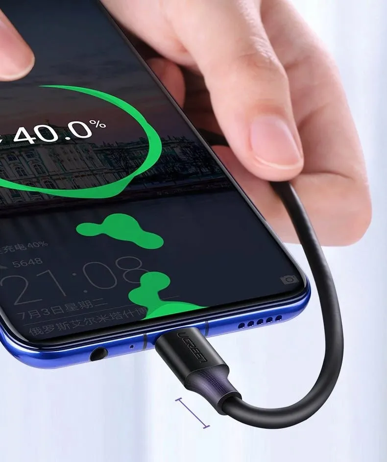 Kabllo USB UGREEN 60137, 1.5m, USB 2.0 në Micro-USB, e zezë - 20