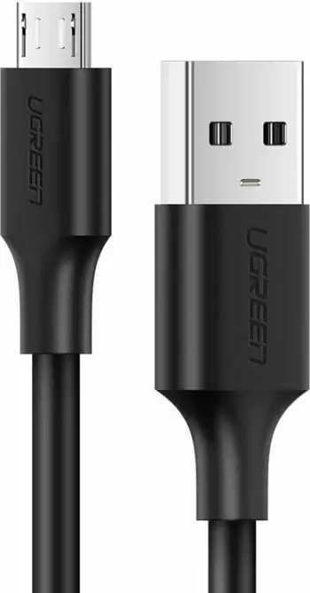 Kabllo USB UGREEN 60137, 1.5m, USB 2.0 në Micro-USB, e zezë