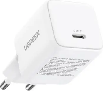 Karikues muri Ugreen X513 GaN, 30W, 1x USB-C + kabllo USB-C 1m, Bardhë