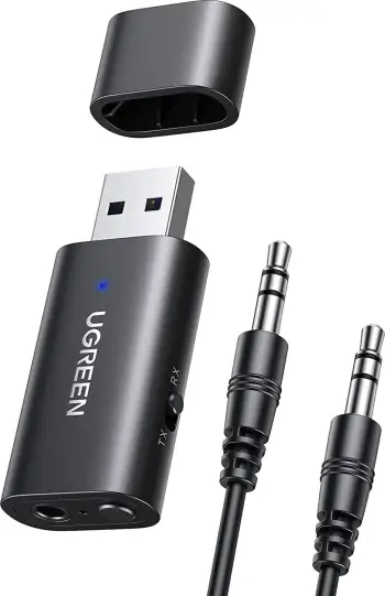 Adapter Bluetooth Ugreen CM523, 3.5mm mini jack, USB-A, i zi