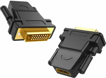 Adapter HDMI në DVI-D 24+1 Ugreen 20124, FHD, i zi