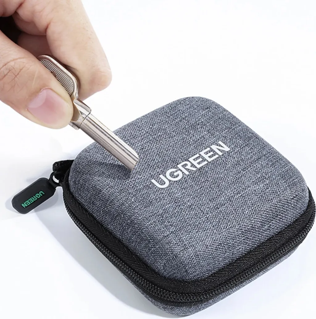 Mbështjellës Ugreen LP128 për aksesorë, gri - 4