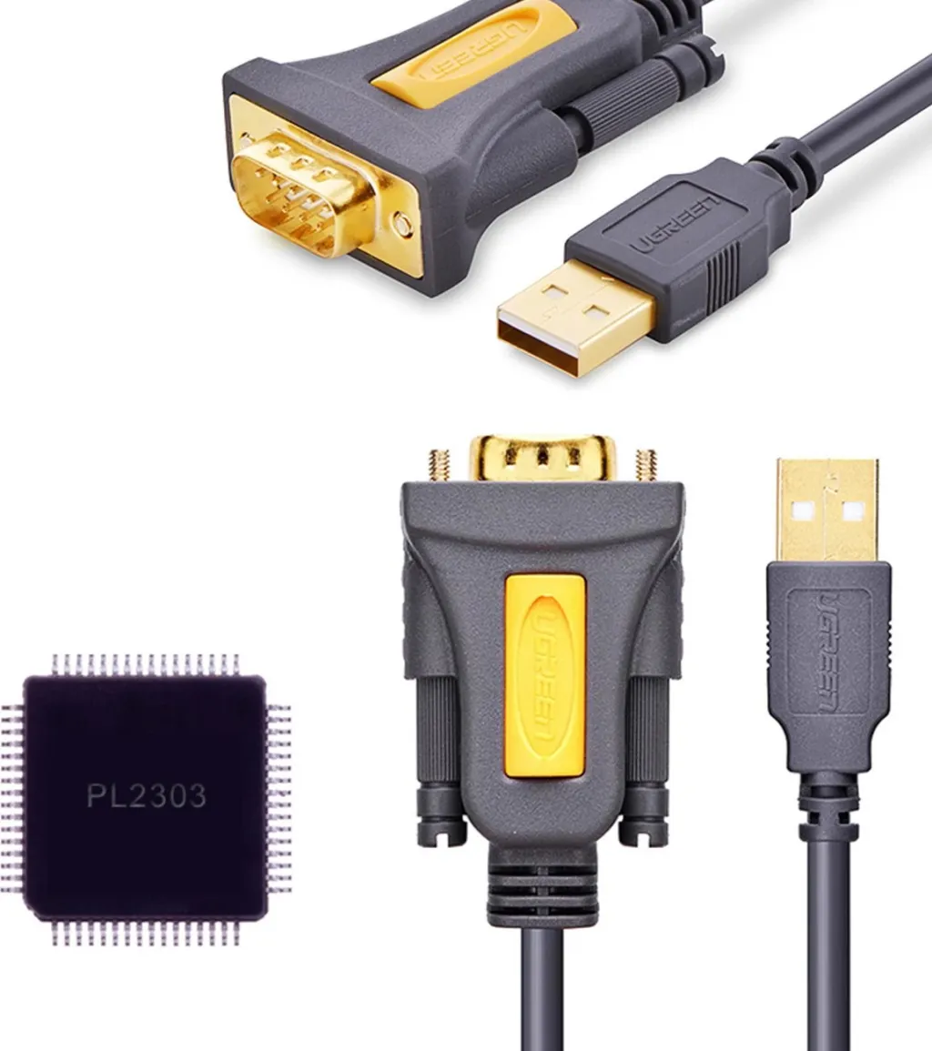 Kabllo adapter Ugreen CR104, USB-A në DB9 RS-232, 1.5m, Gri - 2