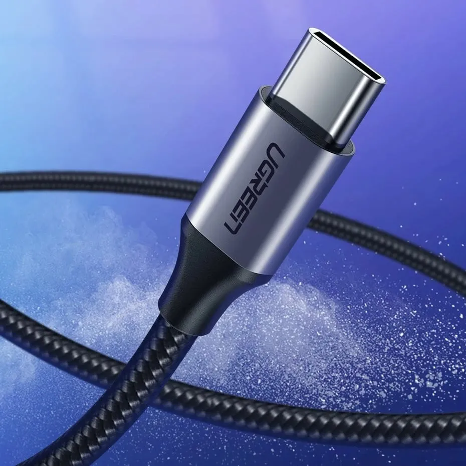 Kabllo Ugreen US288 60125 USB-A në USB-C, 0.5m, QC 3.0, Gri - 7