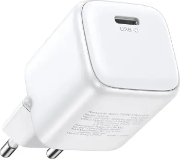 Karikues muri UGREEN Nexode Mini 15324, USB C, 20W, i bardhë
