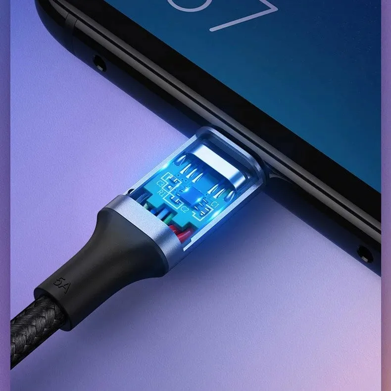 Kabllo USB-C në USB-C Ugreen US316 70429, 2m, 100W, Gri - 6