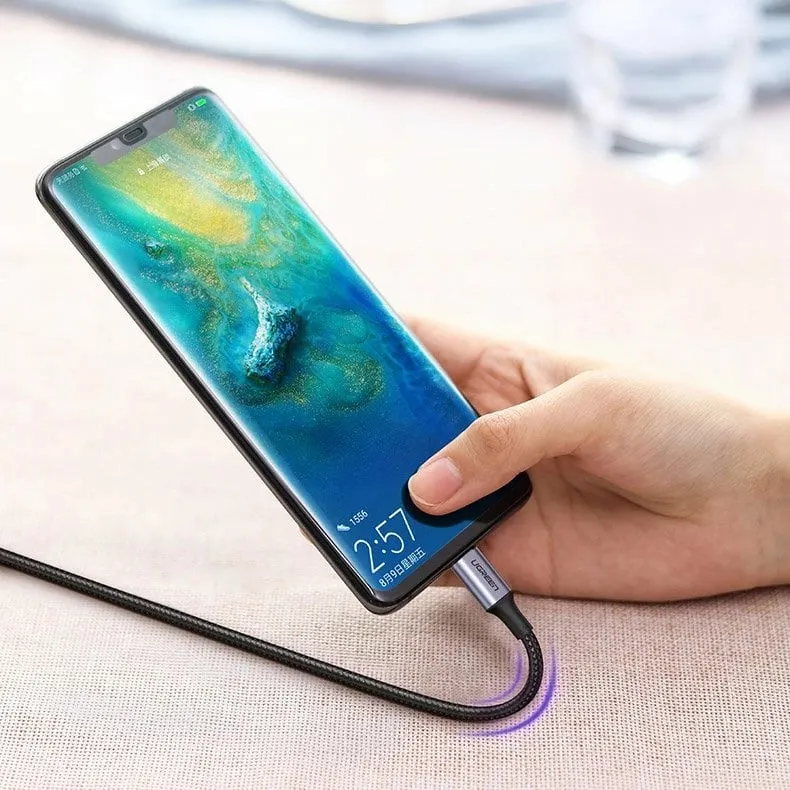 Kabllo USB-C në USB-C Ugreen US316 70429, 2m, 100W, Gri - 7