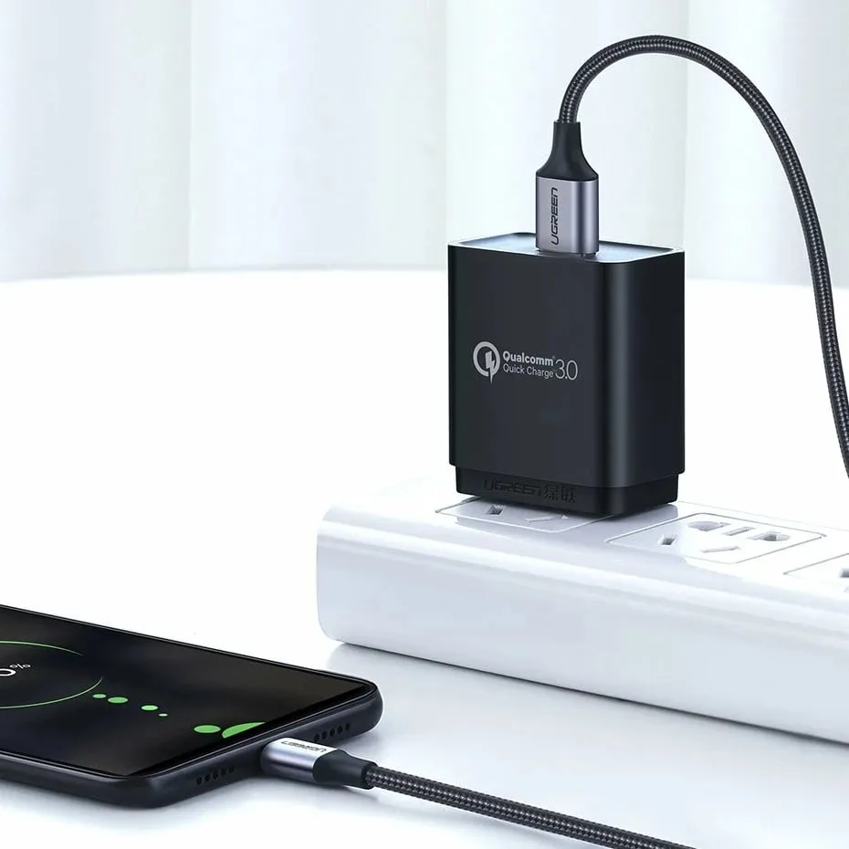 Kabllo Ugreen US290 60146, USB-A në micro USB, 1m, Gri - 5