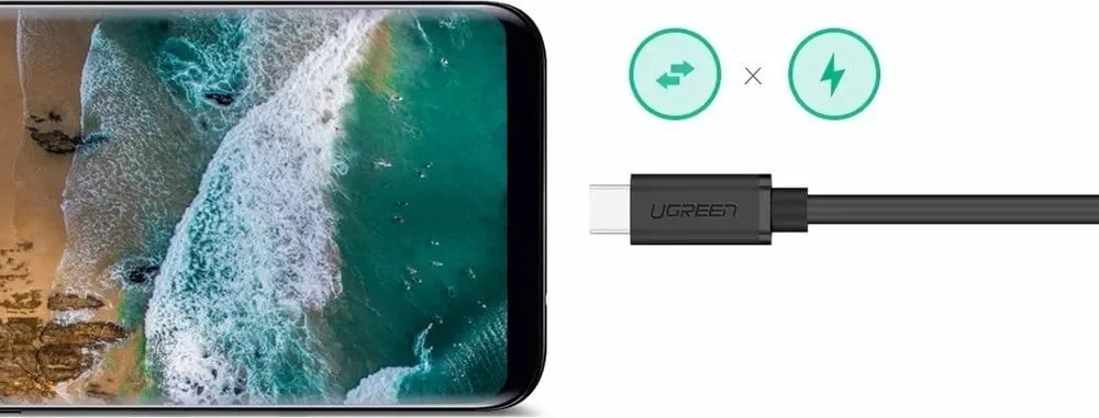 Kabllo zgjatues USB-C Ugreen 40574, 0.5m, E zezë - 6