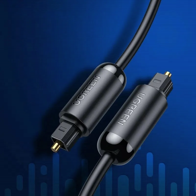 Kabllo optike audio Ugreen Toslink Toslink, 1.5m, SPDIF, e zezë - 4