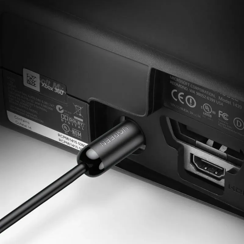 Kabllo optike audio Ugreen Toslink Toslink, 1.5m, SPDIF, e zezë - 5