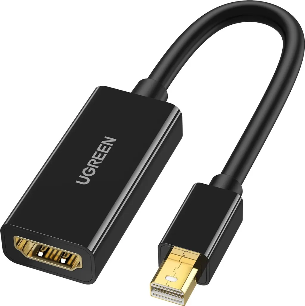 Adapter Ugreen MD112 mini DisplayPort në HDMI 4K, i zi - 1