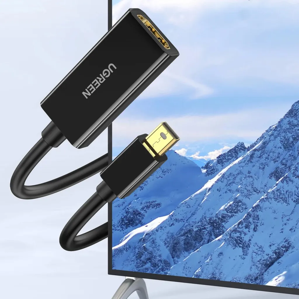 Adapter Ugreen MD112 mini DisplayPort në HDMI 4K, i zi - 3