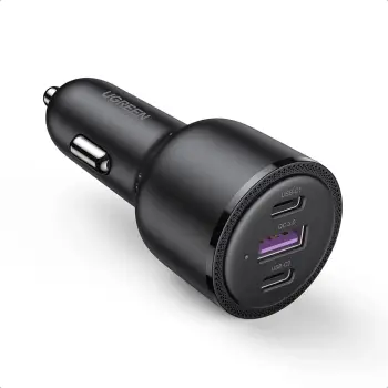 Karikues veture Ugreen CD239, 3 porta (2x USB Type C, 1x USB-A), 69W, Power Delivery, i zi