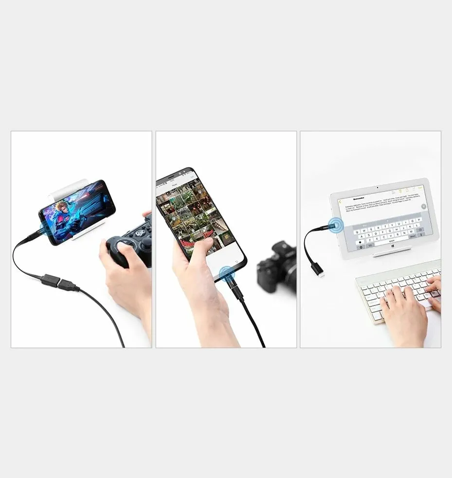 Adapter Ugreen micro USB në USB Type-C, i zi - 5