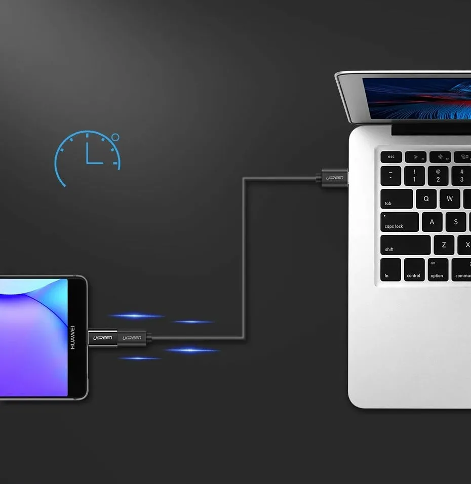 Adapter Ugreen micro USB në USB Type-C, i zi - 7