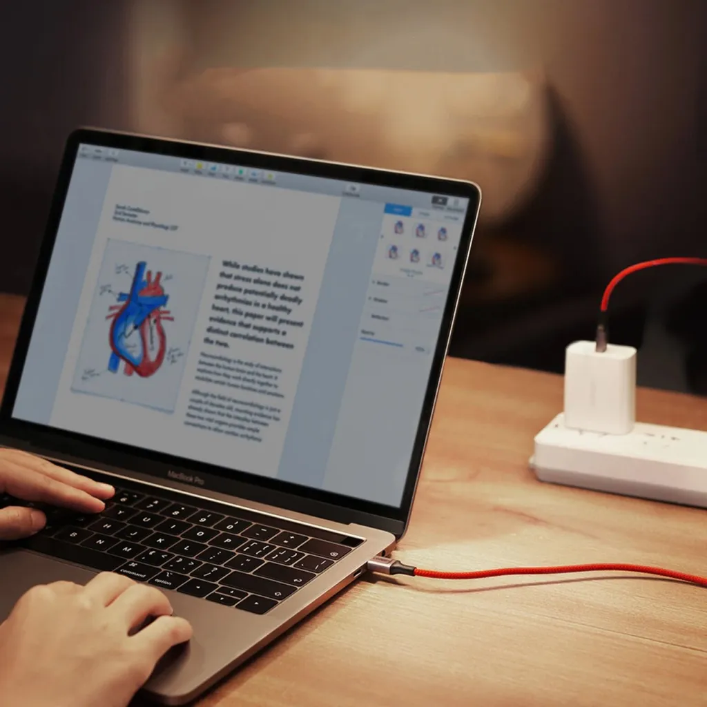 Kabllo USB-C në USB-C Ugreen US294, 1m, 3A, 480Mb/s, Kuqe - 13