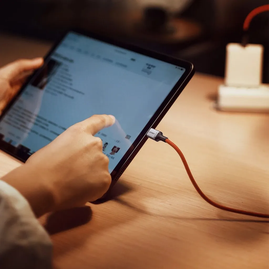 Kabllo USB-C në USB-C Ugreen US294, 1m, 3A, 480Mb/s, Kuqe - 9