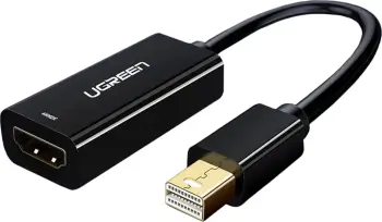 Adapter video Ugreen MD112 10461, mini DisplayPort (mashkull) në HDMI (femër), Full HD 1080p, i zi