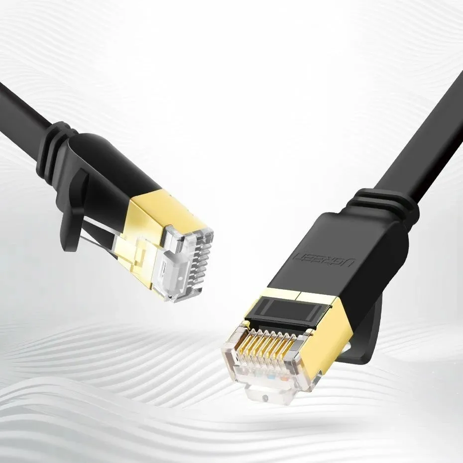 Kabllo rrjeti Ugreen NW106 11265, Cat 7 STP, RJ45, 10m, e zezë - 11