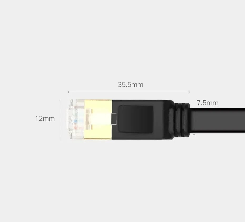 Kabllo rrjeti Ugreen NW106 11265, Cat 7 STP, RJ45, 10m, e zezë - 14