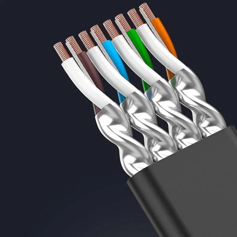 Kabllo rrjeti Ugreen NW106 11265, Cat 7 STP, RJ45, 10m, e zezë - 20