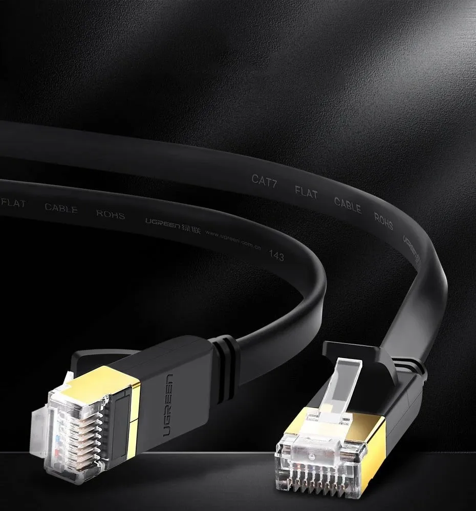 Kabllo rrjeti Ugreen NW106 11265, Cat 7 STP, RJ45, 10m, e zezë - 4