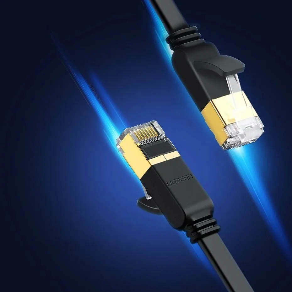 Kabllo rrjeti Ugreen NW106 11265, Cat 7 STP, RJ45, 10m, e zezë - 6