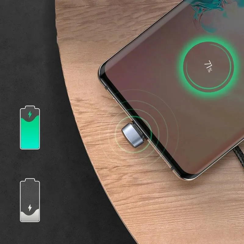 Kabllo Ugreen USB në USB Type-C, 2m, 3A, 18W, kënd 180°, Gri - 3