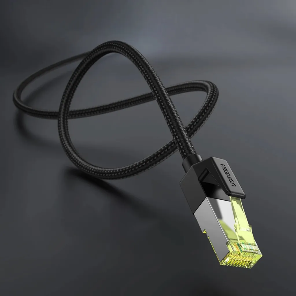 Kabllo rrjeti Ugreen NW150 80425, Cat 7, RJ45, 5m, e zezë - 5