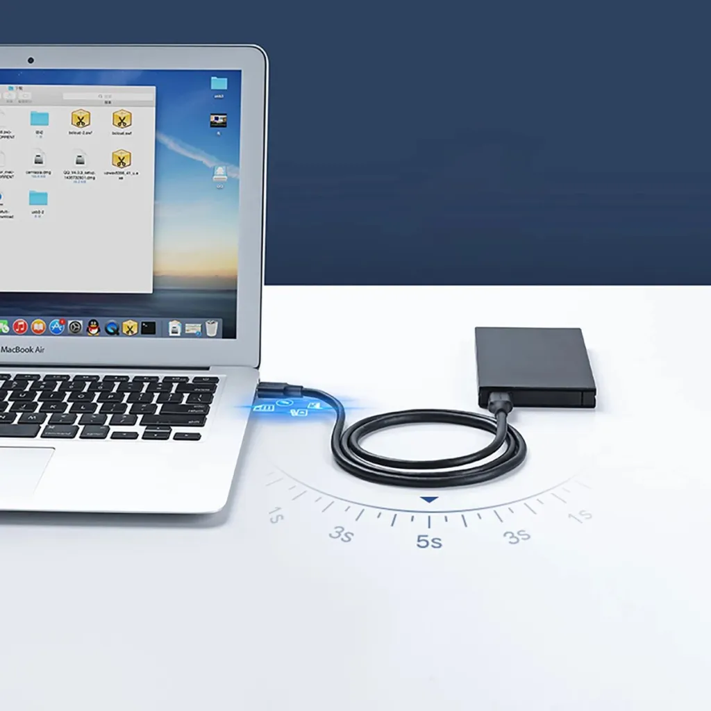 Kabllo Ugreen US128 90576 USB-A 3.0 në USB-A 3.0, 3m, e zezë - 12