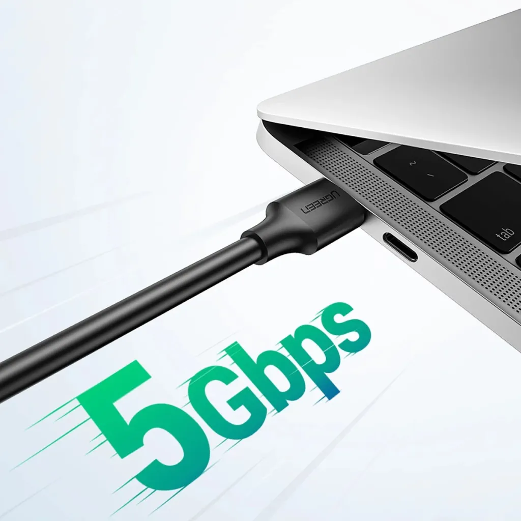 Kabllo Ugreen US128 90576 USB-A 3.0 në USB-A 3.0, 3m, e zezë - 3
