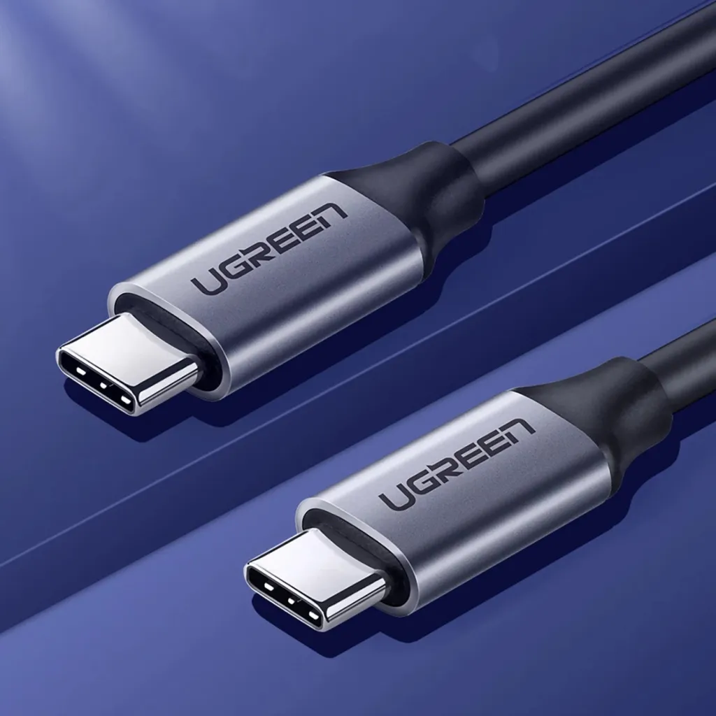 Kabllo Ugreen USB-C 3.1 PD Power Delivery, 60W, 1.5m, e hirtë - 8
