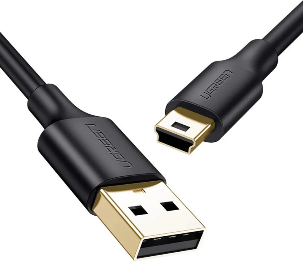 Kabllo USB në mini USB Ugreen US132 30472, 2 m, e zezë - 1