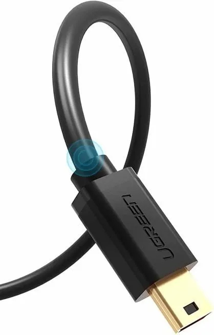 Kabllo USB në mini USB Ugreen US132 30472, 2 m, e zezë - 11