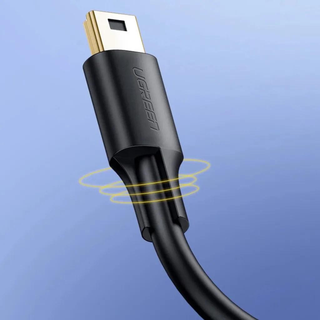 Kabllo USB në mini USB Ugreen US132 30472, 2 m, e zezë - 23
