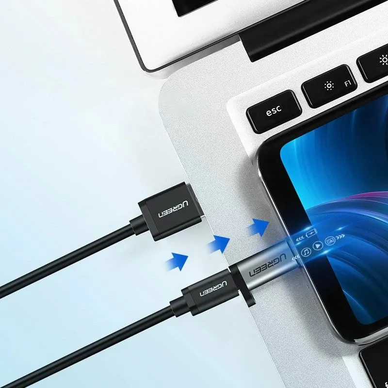 Adapter Ugreen USB Type C në micro USB 50590, Gri - 4