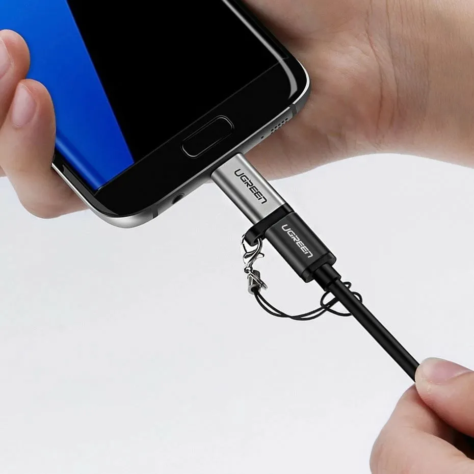 Adapter Ugreen USB Type C në micro USB 50590, Gri - 7