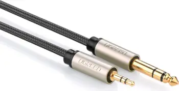 Kabllo audio Ugreen AV127 10628, TRS, mini jack 3.5mm / jack 6.35mm, 2m, Gri