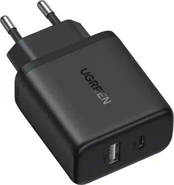 Karikues muri Ugreen X227 GaN, 20W, 1x USB-A, 1x USB-C, i zi