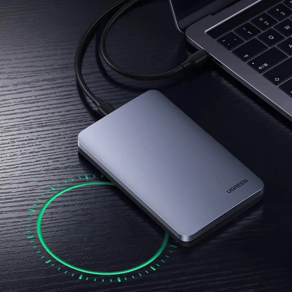 Kasë Ugreen CM300 70498 për hard disk 2.5'' SATA 3.0, USB-C/USB-A, 0.5m, Gri - 11